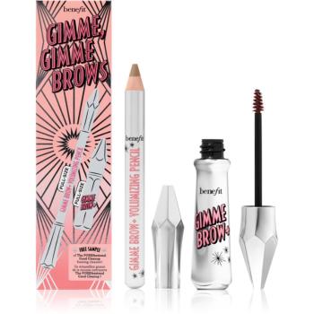 Benefit Gimme, Gimme Brows sada pre dokonalé obočie odtieň 3 Neutral Light Brown