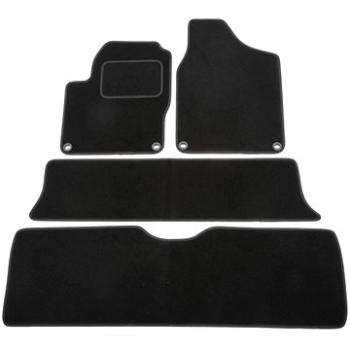 ACI textilné koberce pre FORD Galaxy 95-00  čierne (pre oválne príchytky) (6 sedadiel, sada 4 ks) (1867X67)