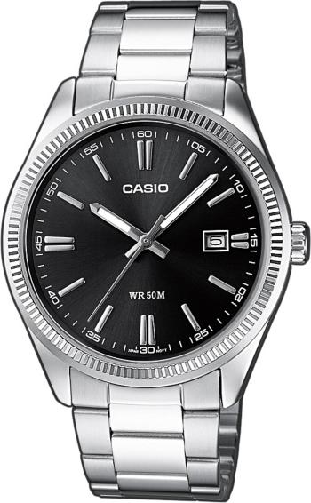 Casio Quartz náramkové hodinky MTP-1302PD-1A1VEF (d x š x v) 44.2 x 38.5 x 9.2 mm strieborná Materiál puzdra=mosaz Mater