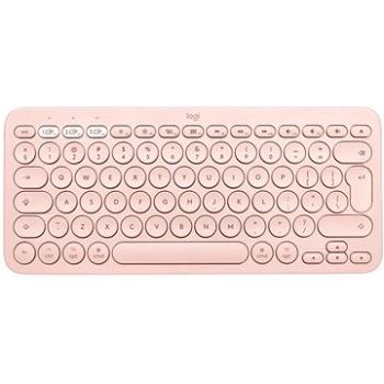 Logitech Bluetooth Multi-Device Keyboard K380 pre Mac, ružová – CZ + SK (920-010406_CZ)