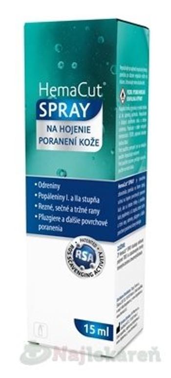 HemaCut SPRAY sprej na hojenie poranení kože 15ml