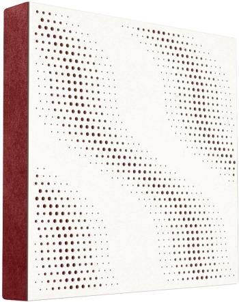 Mega Acoustic FiberPRO60 SineWave White/Dark Red Absorpčný drevený panel