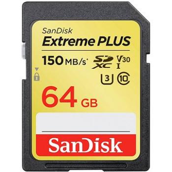 SanDisk SDXC 64GB Extreme Plus UHS-I (V30) U3 (SDSDXW6-064G-GNCIN)