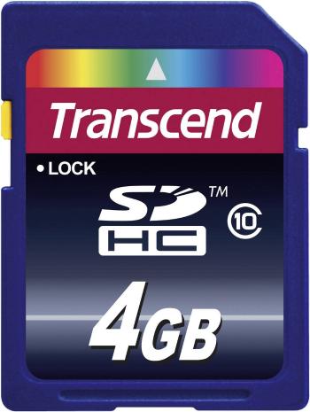Transcend Premium pamäťová karta SDHC 4 GB Class 10