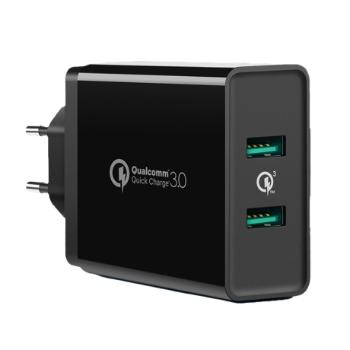 Ugreen CD161 sieťová nabíjačka 2x USB 36W QC, čierna (CD161)