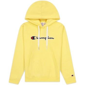 Champion  Mikiny Wmns Organic Cotton Blend Script Logo Hoodie  Žltá