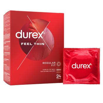 Durex Kondómy Feel Thin Regular Fit 24 ks