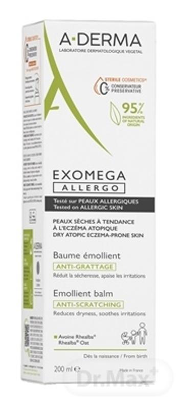 A-DERMA EXOMEGA ALLERGO Emolienčný telový balzam