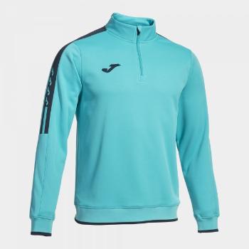 OLIMPIADA SWEATSHIRT FLUOR TURQUOISE BLACK XS