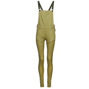 G-Star Raw  Módne overaly Worker radar dungaree  Kaki