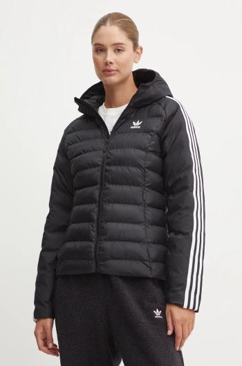 Bunda adidas Originals dámska, čierna farba, zimná, IW5849