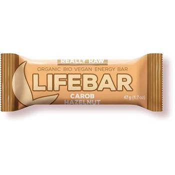 Lifefood Lifebar RAW BIO 47 g, karobová s lieskovými orieškami (8594071481001)