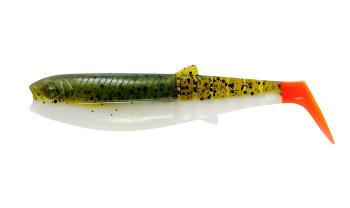 Savage gear gumová nástraha cannibal shad olive hot orange - 20 cm 80 g