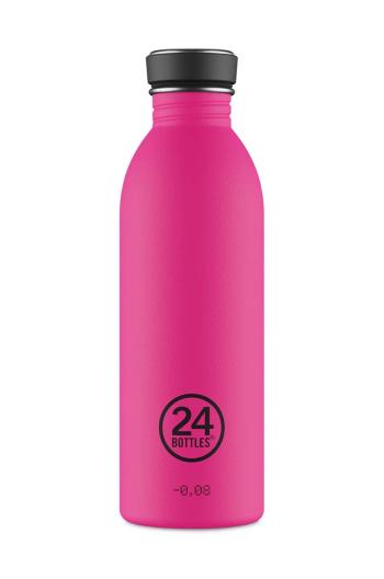 Fľaša 24bottles Urban Bottle 500ml Stone Passion Pink ružová farba, Urban.Bottle.050.paspin