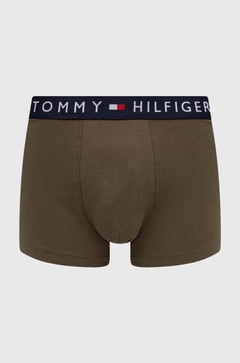 Boxerky Tommy Hilfiger pánske, zelená farba