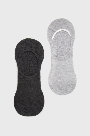 Ponožky Calvin Klein (2-pak) šedá farba