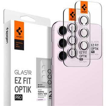 Spigen Glass EZ Fit Optik Pro 2 Pack Lavender Samsung Galaxy S23/Galaxy S23+ (AGL06171)