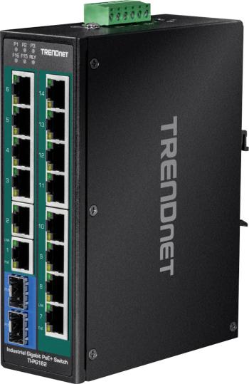 TrendNet TI-PG162 priemyselný ethernetový switch  10 / 100 / 1000 MBit/s