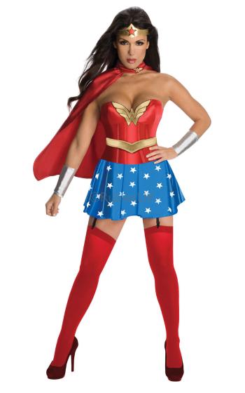 Rubies Kostým Wonderwoman s korzetem Veľkosť - dospelý: M