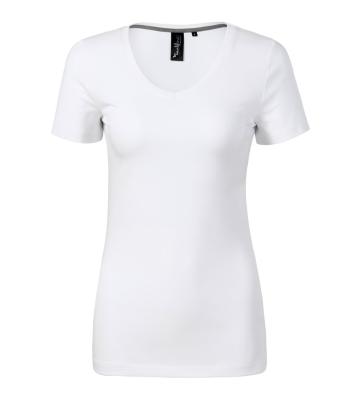 MALFINI Dámske tričko Action V-neck - Biela | M