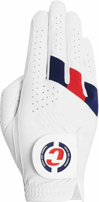 Duca Del Cosma Men's Hybrid Pro Brompton Golf Glove RH White/Navy/Red M