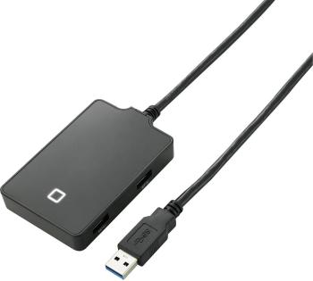 Renkforce  4 porty USB 3.0 hub  čierna