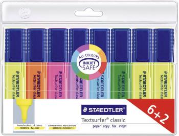 Staedtler zvýrazňovač textu Textsurfer® classic 364 A WP8 8 ks žltá, červená, ružová, modrá, tyrkysová, oranžová, zelená