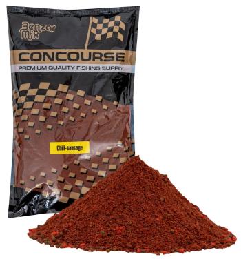 Benzar mix krmítková zmes s peletkami concourse method 800 g - chilli sausage