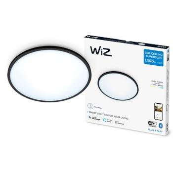 WiZ Tunable White SuperSlim stropné svietidlo 16 W čierne (929002685201)