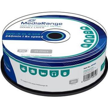 MediaRange DVD+R Dual Layer 8,5 GB, 25 ks (MR469)
