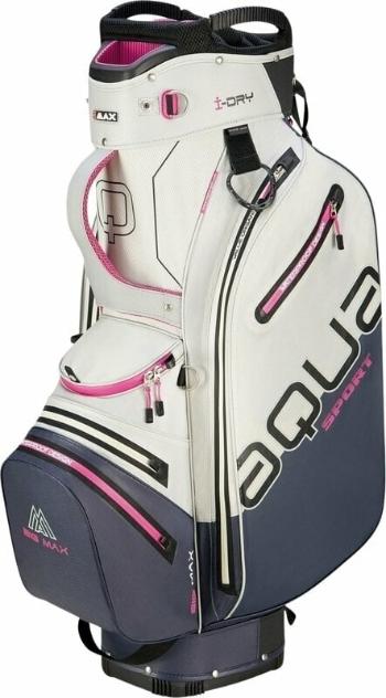 Big Max Aqua Sport 4 Off White/Steel Blue/Fuchsia Cart Bag