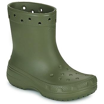 Crocs  Polokozačky Classic Rain Boot  Kaki
