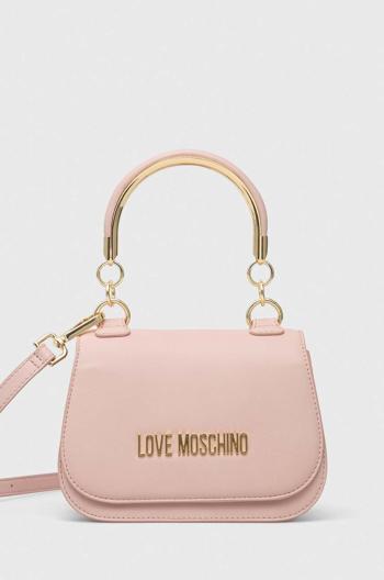 Kabelka Love Moschino béžová farba