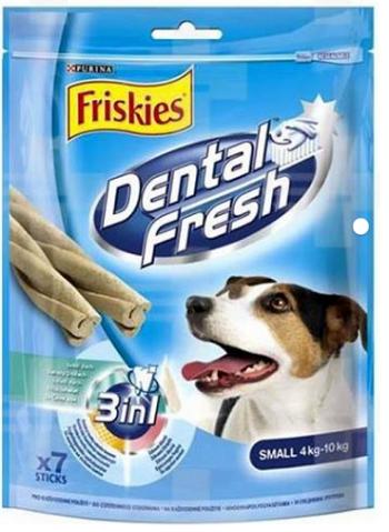 FRISKIES dog Dental Fresh maškrta pre psy 6x110g