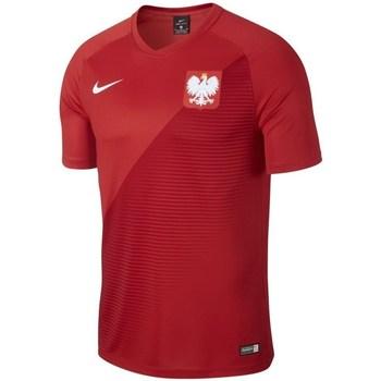 Nike  Tričká s krátkym rukávom Poland 2018 Breathe Top  Červená