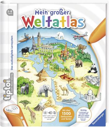 Ravensburger Ravensburger tiptoi® Môj veľký atlas sveta tiptoi® Mein großer Weltatlas 32911