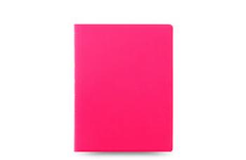 Filofax Saffiano Fluoro Pink A5 zápisník