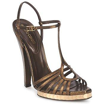 Roberto Cavalli  Sandále QDS627-PM027  Zlatá