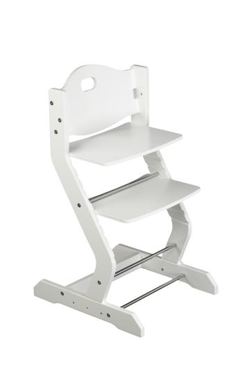 Rastúca stolička Sissi - biela white stolička