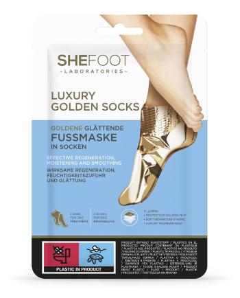 SheFoot Luxury Golden - Zlaté zjemňujúce ponožky