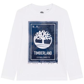 Timberland  Tričká s dlhým rukávom T25T39-10B  Biela