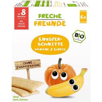 Freche Freunde BIO Chrumkavé oplátky – Banán a tekvica 6× 14 g (4260249140288)