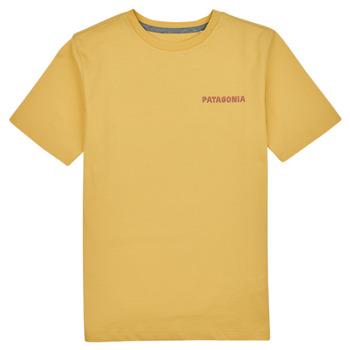 Patagonia  Tričká s krátkym rukávom K's Regenerative Organic Certified Cotton Graphic T-Shirt  Žltá