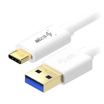 AlzaPower Core USB-C 3.2 Gen1, 2 m biely (APW-CBTC0042W)