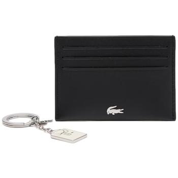 Lacoste  Card Holder and Key Chain - Noir  Peňaženky Čierna