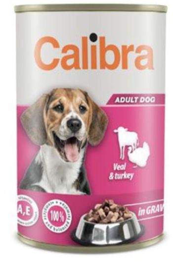 Calibra KONZERVA dog Adult Teľacie & morčacie v omáčke 1240g