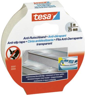 tesa  55587-00000-11 Anti-slip tape  priehľadná (d x š) 5 m x 25 mm 1 ks