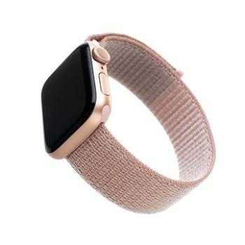 FIXED Nylon Strap pre Apple Watch 38/40/41mm ružovo zlatý (FIXNST-436-ROGD)