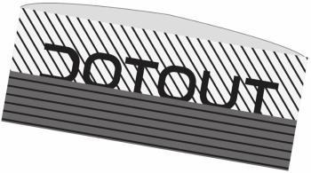 Dotout Mesh Headband Set 3 Pcs Grey/White Uni