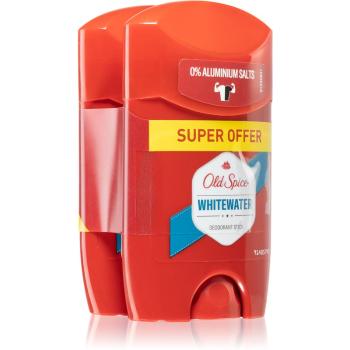 Old Spice Whitewater tuhý dezodorant pre mužov 2x50 ml